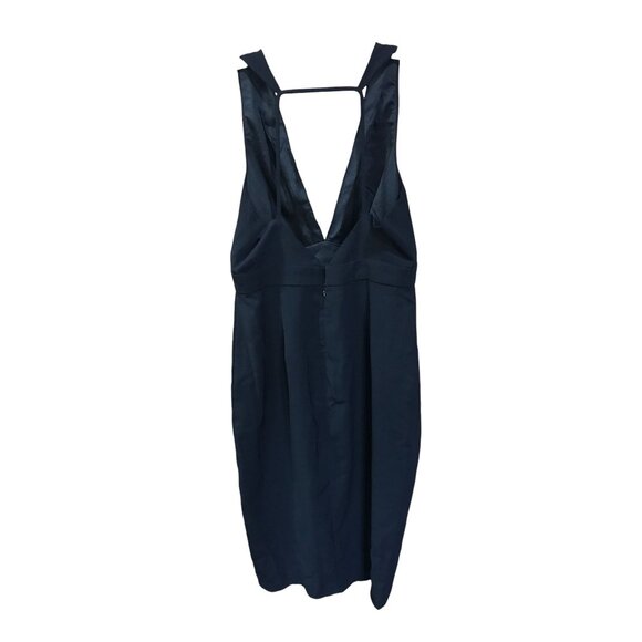 Lulus Black Sleeveless Deep v‎ Neck Open Back with High Slit on Side - Picture 2 of 3